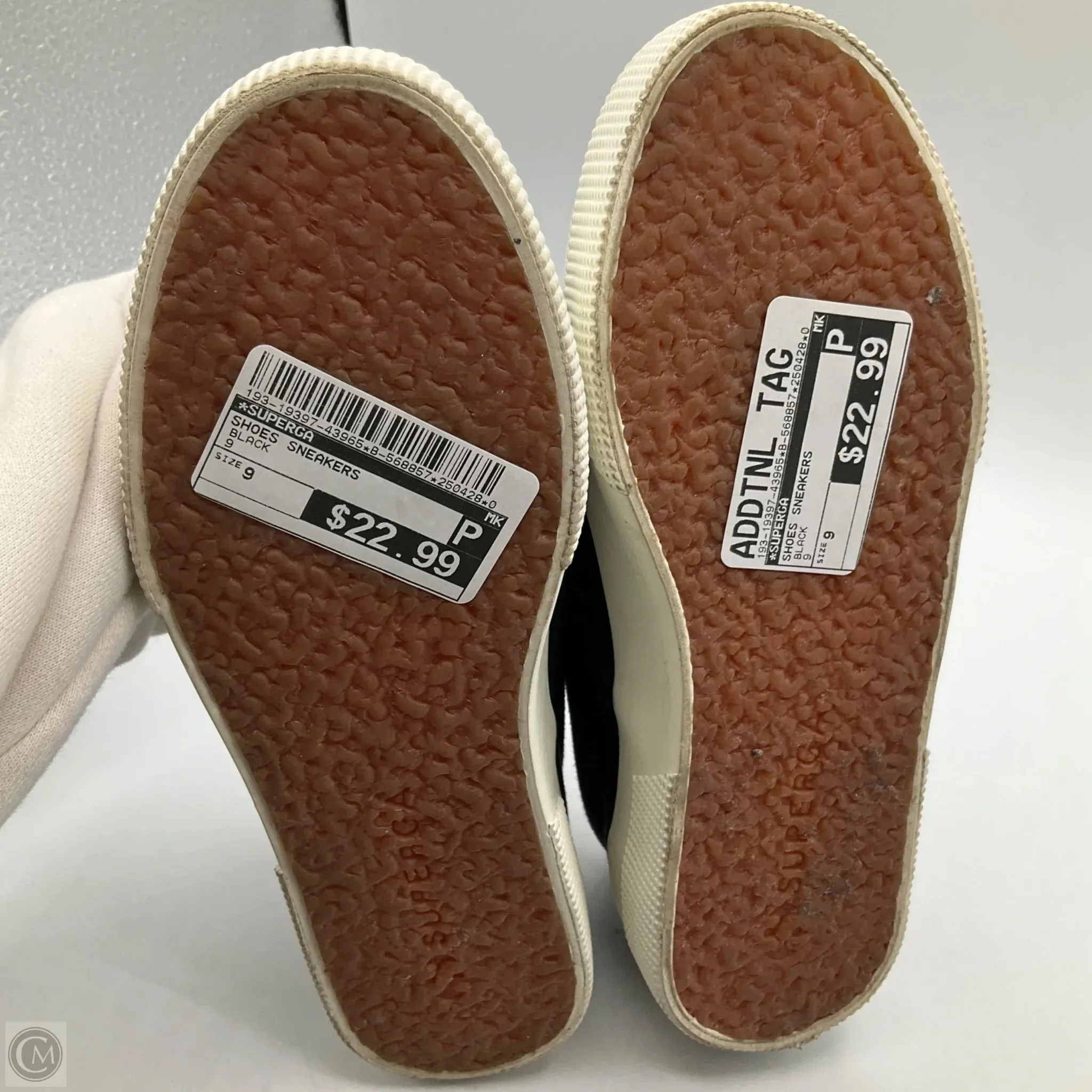 Shoes Sneakers By Superga In Black, Size: 6
