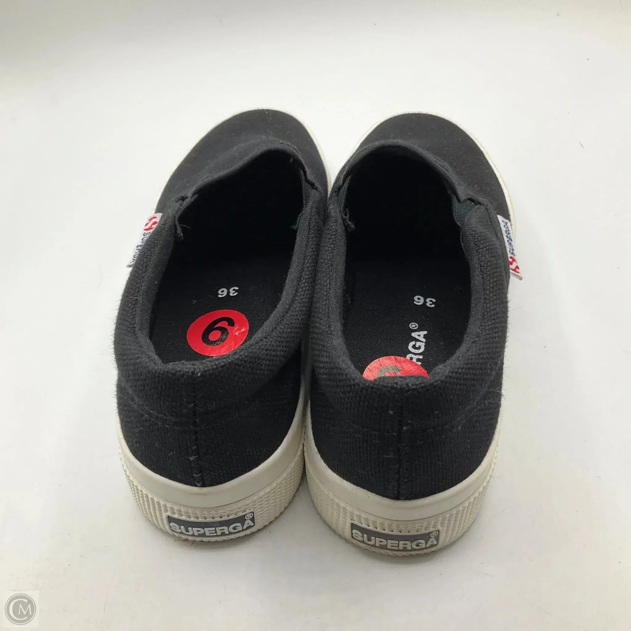 Shoes Sneakers By Superga In Black, Size: 6