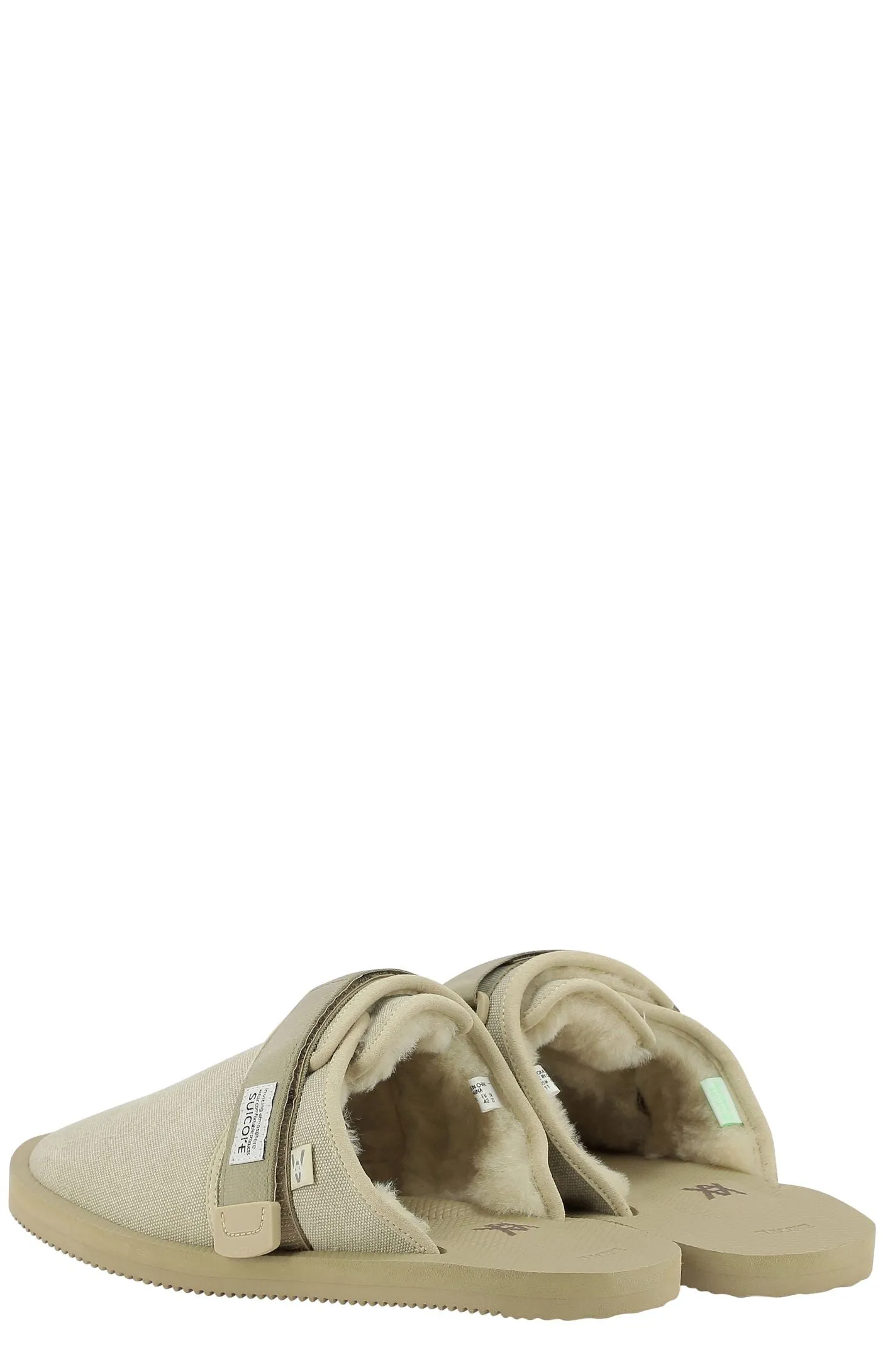 Suicoke Logo Patch Flat Slippers