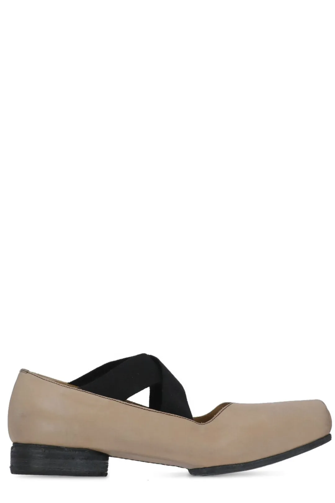 Uma Wang Crossover Strap Ballerina Flats