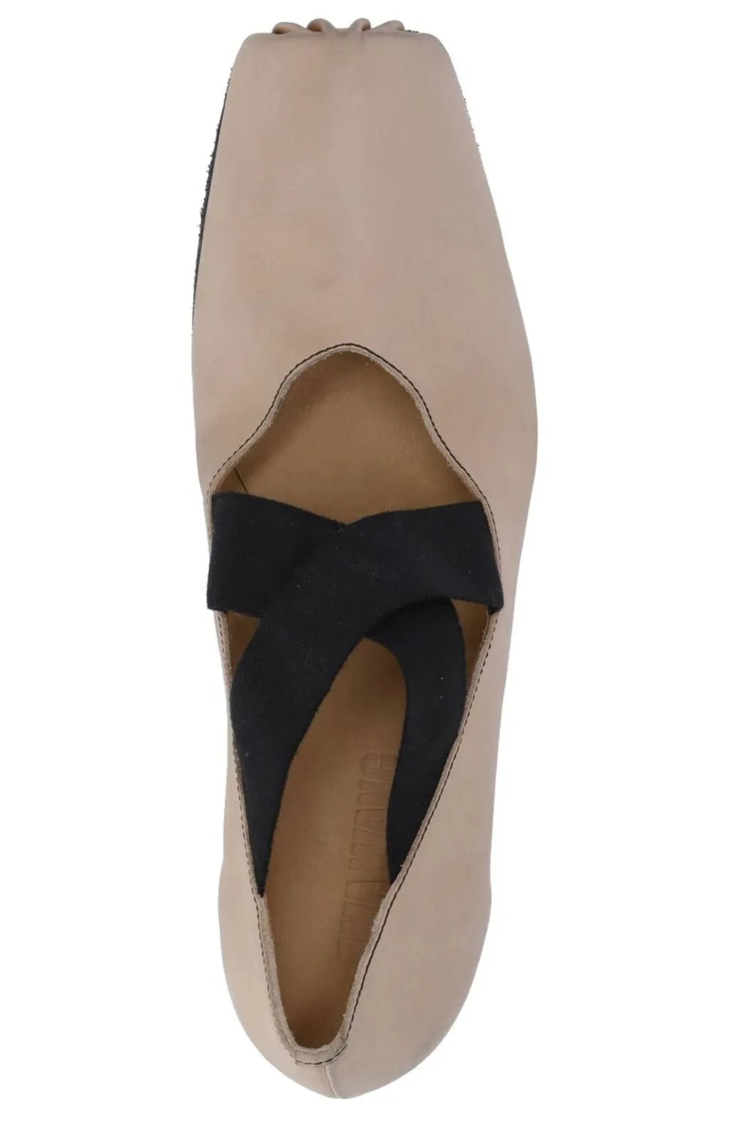 Uma Wang Crossover Strap Ballerina Flats