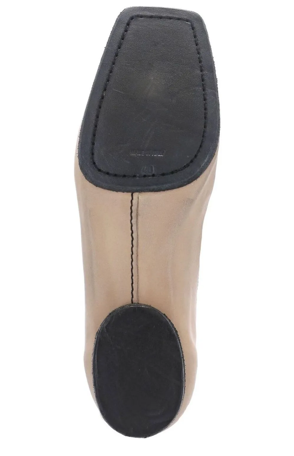 Uma Wang Crossover Strap Ballerina Flats