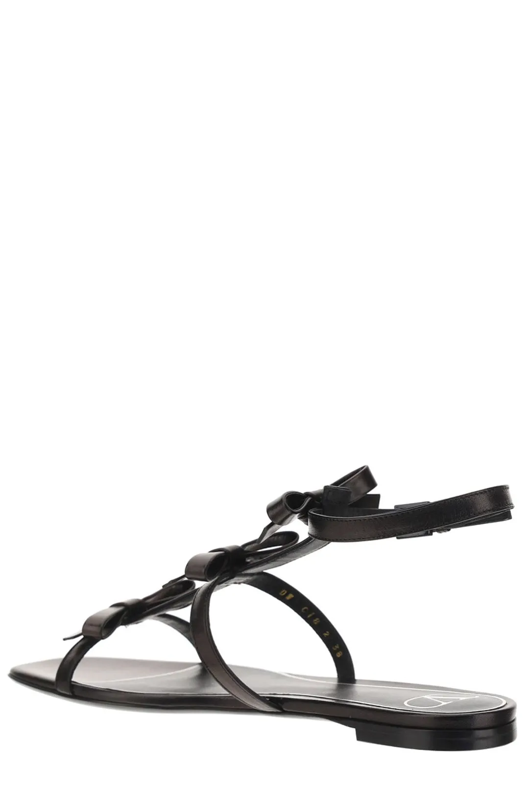 Valentino French Bows Flat Sandals