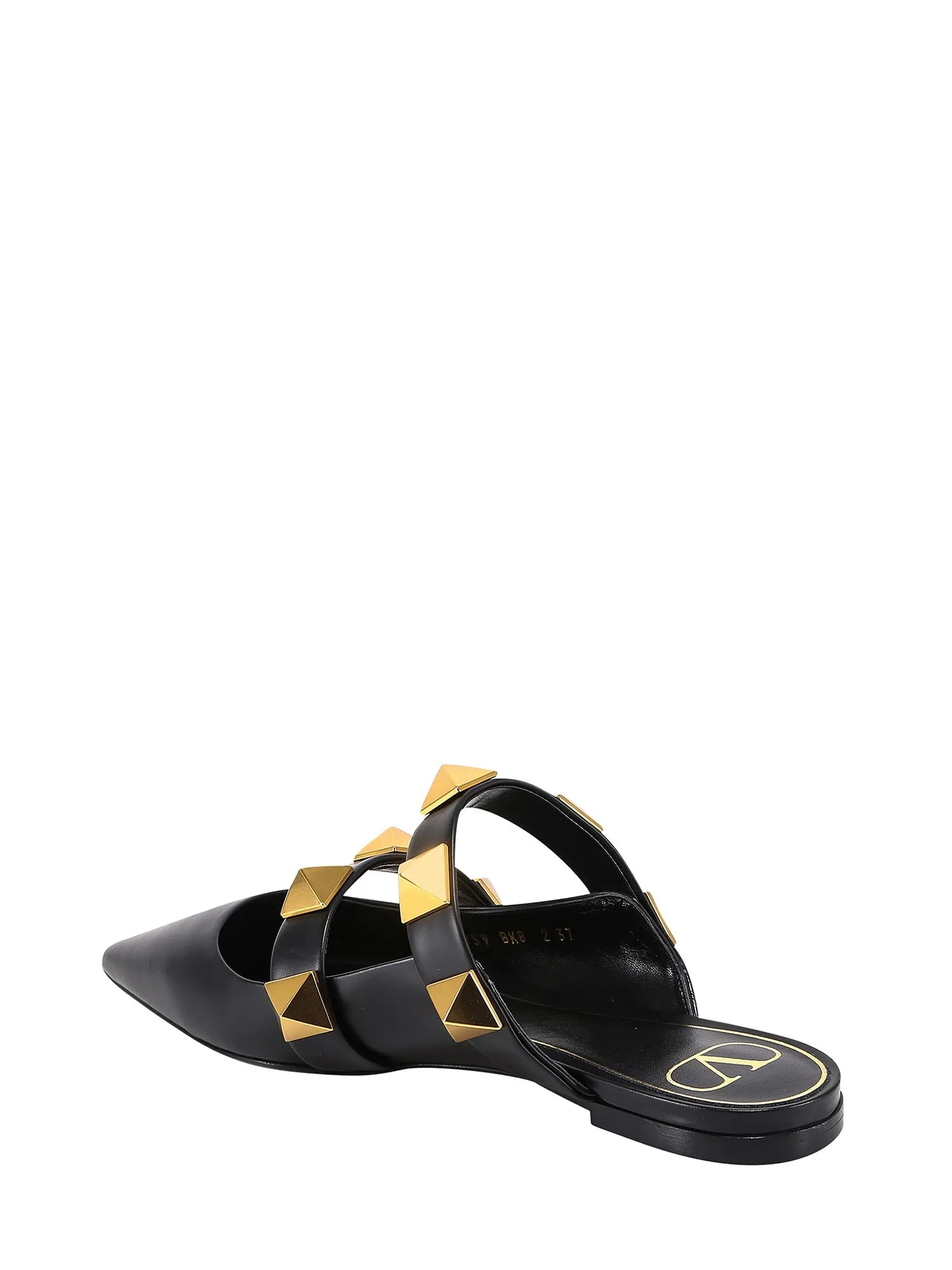 Valentino Garavani Roman Stud Flat Mules