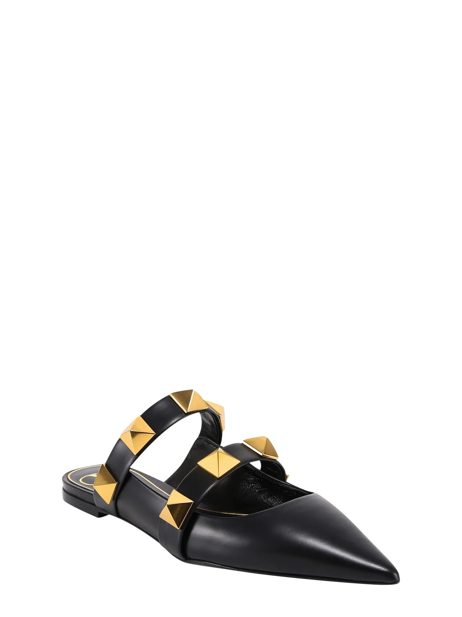 Valentino Garavani Roman Stud Flat Mules