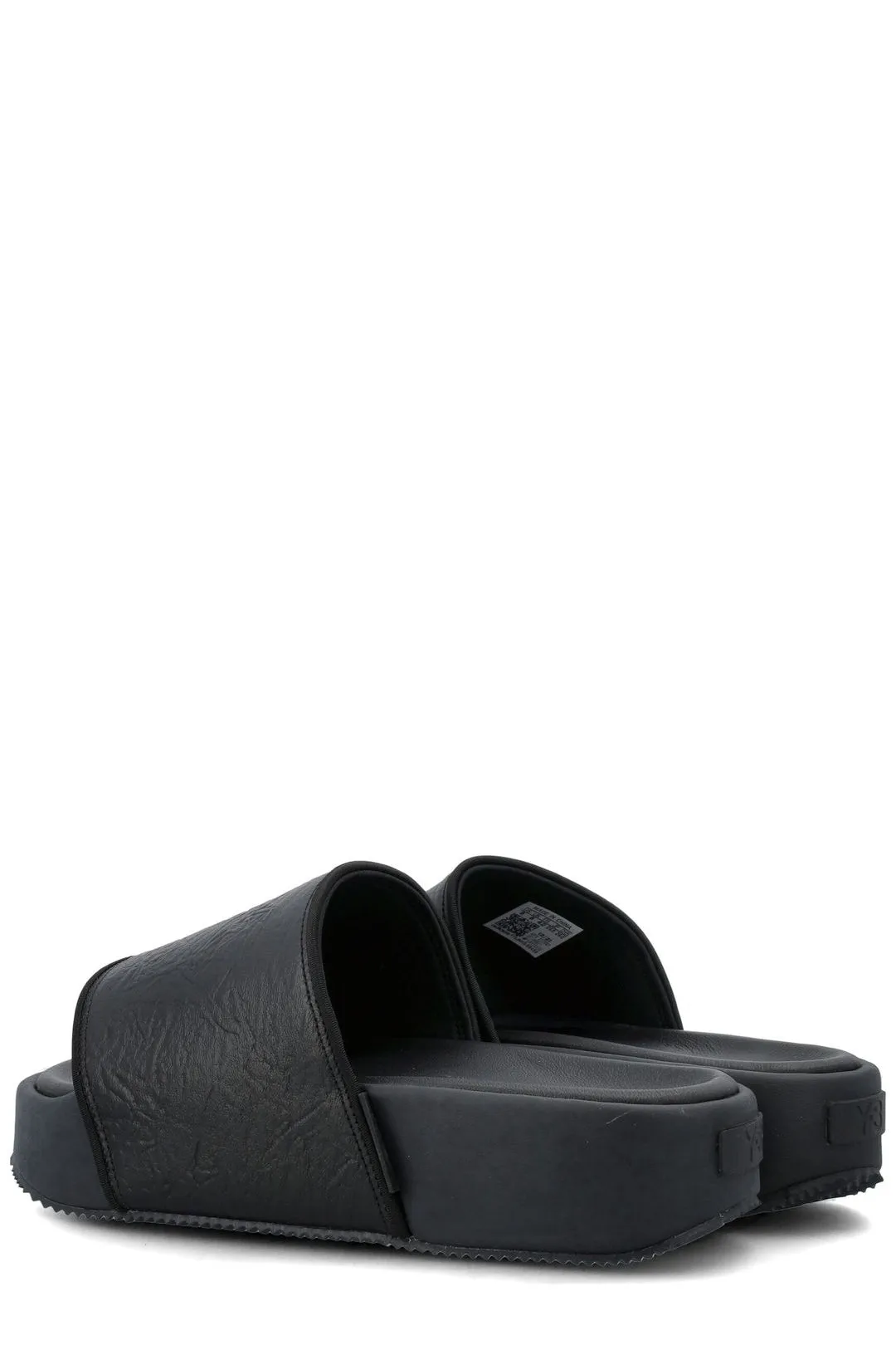 Y-3 Slip On Round Toe Slides