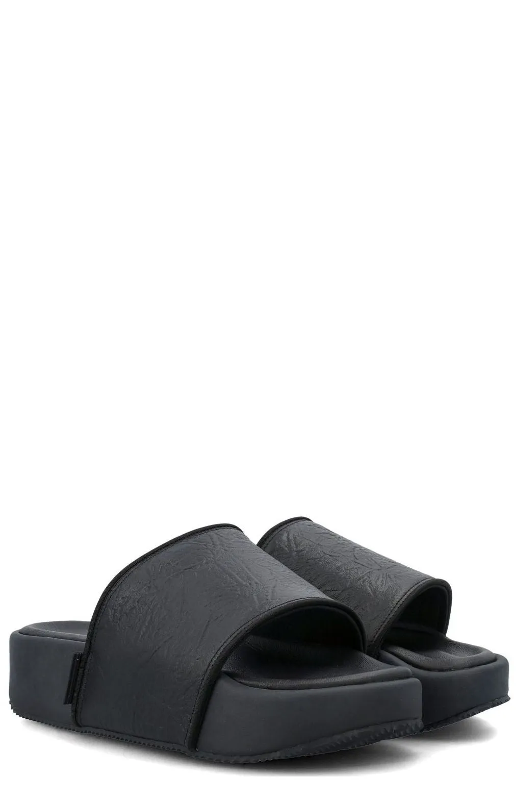 Y-3 Slip On Round Toe Slides